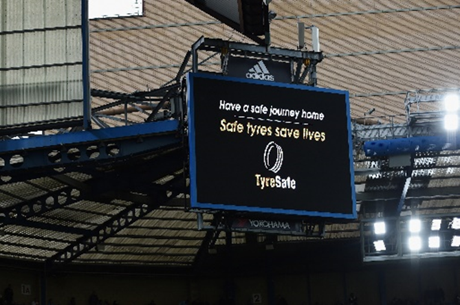 TyreSafe - big screen Chelsea