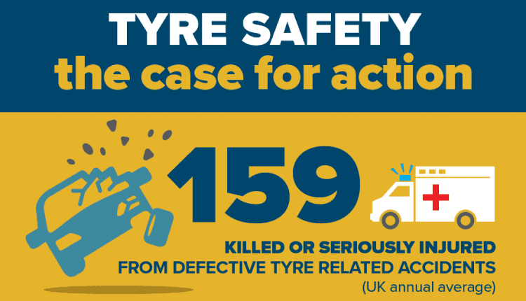 Tyre safety statistics UK GB